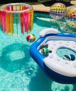 Jilong Water Wheel - Giant Inflatable Swimming Pool Water Wheel Toy (49.2" X 33") 26 717AuZvTJqL