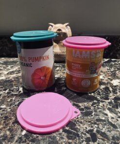 Ethical 3-1/2-Inch Pet Food Can Covers, 3-Pack Covers Are 3 1/2" Diameter 29 717Avu0725L