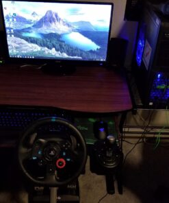 Wheel Stand Pro G Racing Wheel Stand Compatible With Logitech G29 G923 G920 G27 & G25 Wheels, Deluxe, Original V2. Wheel and Pedals Not included. 64 717BDUwXLNL 2