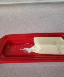 Chantal Large Butter Dish, True Red Full Size Butter 38 717BQ8ZBYSL