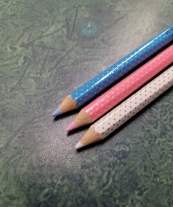 Clover Water Soluble Pencil-White, Pink & Blue 17 717BcaOHBL