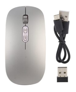 Wireless Mouse 2.4Ghz ThreeSpeed DPI MicroMotion Optical Silent, 1600DPI Low Power Consumption Compatible with for Windows OS 13 Higher Versions 15 717BqkBUSXL