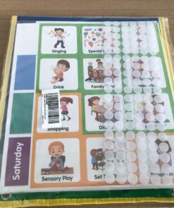 Godery Large Visual Schedule for Kids Chore Reward Chart,Bedtime Routine Chart for Toddlers,Double Side Schedule Board With 109 Cards for Home School Planner,Autism Learning Materials. 54 717CJ1VscjL