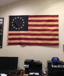 Betsy Ross Vintage Embroidered Flag - 3x5ft Premium Oxford Polyester - Founding Fathers Flags 39 717CzgMIWdL