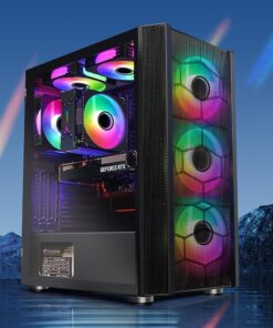 STGAubron Gaming Desktop PC,Intel Core i7-10700KF up to 5.1G,GeForce RTX 3060 12G GDDR6,16G DDR4,1T SSD,WiFi,BT 5.0,RGB Fan x 6,RGB Keyboard&Mouse&Mouse Pad,RGB BT Sound Bar/Gaming Mic,W11H64 GeForce RTX 3060 12G GDDR6 8 717D8ufyFlL