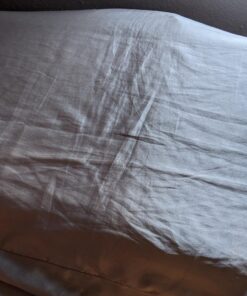 Bedsure Satin Pillowcase for Hair and Skin Queen - Silver Grey Silky Pillowcase 20x30 Inches - Set of 2 with Envelope Closure, Similar to Silk Pillow Cases, Gifts for Women Men 04 - Silver Grey Queen (20" x 30") 42 717DCO04zHL