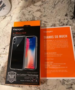 Spigen Ultra Hybrid Designed for iPhone Xs Case (2018) / Designed for iPhone X Case (2017) - Crystal Clear 60 717DZafgUsL
