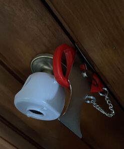 Portable Door Lock Replacement for Addalock Compatible with Travel Lock, AirBNB Lock, School Lockdown Lock and Security Home Apartment Living Hotel Motel (Portable Door Lock) 35 717DuPIytL