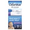 Clearblue Ovulation Complete Starter Kit, 10 Ovulation Tests and 1 Pregnancy Test 11 Piece Set