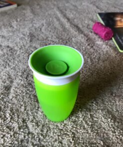 Munchkin® Miracle® 360 Toddler Sippy Cup, Spill Proof, 10 Ounce, 2 Pack, Green/Blue Blue/Green 50 717F1gbmQjL