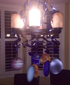 Beistle 10 Piece Solar System Whirls Outer Space Hanging Swirls Educational Classroom Planets Decorations, One size fits most, Multicolored 42 717F8CuNpJL