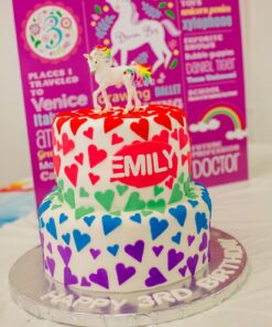 Schleich bayala, Unicorn Toys for Girls and Boys, Rainbow Unicorn Foal with Gems and Multicolor Mane, Ages 5+ 20 717FLO2d5L