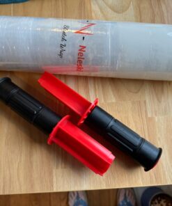 Stretch Wrap Roll with Handle 15” x 1000Ft – 80 Gauge – Heavy Duty Plastic Shrink wrap Roll with Rotating Handles for Pallet Wrap Film - Plastic Wrap for Moving Supplies - Shrink Wrap for Moving, 15 Inch 21 717FmIUMwnL