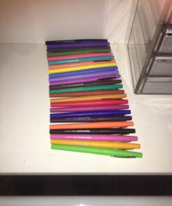 Paper Mate Felt Tip Pens Flair Marker Pens, Medium Point, Assorted, 24 Count 24 Count (Pack of 1) Medium Tip 44 717G11yNPzL