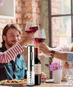 Wine Opener,Sweet decorations Stainless Steel Electric Wine Opener Foil Cutter (Stainless Steel) Sliver 11 717G6osF1zL