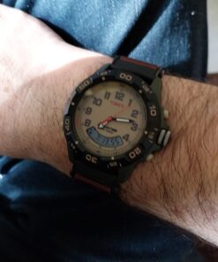 Timex Men's T45181 Expedition Resin Combo Brown/Green Nylon Strap Watch 28 717GDhSIYSL 1