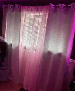 AILBTON Led Strip Lights,60ft Music Sync Color Changing, Built-in Mic,Bluetooth App Control LED Tape Lights with Remote,5050 RGB Rope Light Strips 60FT 27 717GqoUe9GL