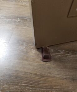 Shepherd Hardware 9133 Door Stop, 1-Pack, Brown 1 Count (Pack of 1) 39 717HS1RqL