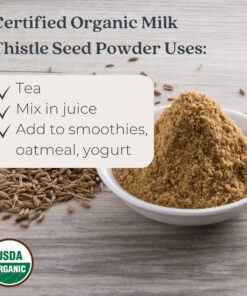 Starwest Botanicals Organic Milk Thistle Seed Powder, 1 Pound 9 717HXHWbvHL