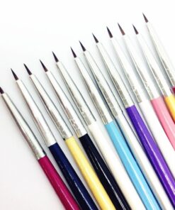 Crazy Genie 12 Pcs Colorful Nail Art Design Detailing Drawing Paint Painting Brushes Dotting Pen Set 9 717HaGTOiXL
