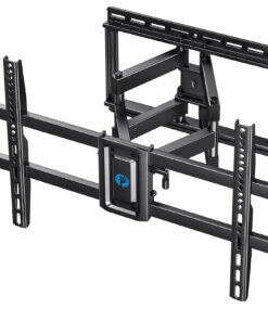Pipishell Full Motion TV Wall Mount for 37-75 inch Flat/Curved TVs up to 100lbs, Wall Mount TV Bracket Swivel and Tilt, TV Mount Fits 8/12/16" Wood Studs, Max VESA 600x400mm, PILF3 34 717Ih5q04LL