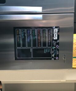 Arteza Dry Erase Magnetic Chalkboard Menu Planner Set (16" x 12" Black Dry Erase Board, 9" x 6" Kitchen Conversion Chart, 12 Colorful fine tip Markers, Microfiber Sponge, Spray Bottle) 16 x 12 Inches 33 717JOGAFpCL