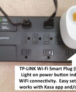 Kasa Smart HS100 WiFi Smart Plug, Classic 1-Pack, White 79 717K0aztYfL