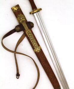Medieval Warrior 9th Century Viking Handmade Handforged Heavy Duty Real Sword Comes with Scabbard BRK-218 6 717KGZoWeGL