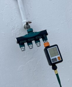 Garden Hose Splitter, Heavy Duty, Water Hose Manifold, 4 Way Hose Connector, Spigot Splitter, Faucet Divider Outdoor - Classic Classic 4-way 22 717LN5WceVL