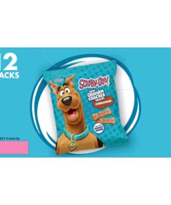 Kellogg's SCOOBY-DOO, Baked Graham Cracker Sticks, Lunch Snacks, Snack Crackers, Cinnamon, 12oz Box (12 Pouches) 1 Ounce (Pack of 12) 20 717LgenH aL