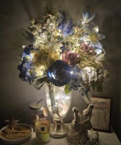 ANJAYLIA 16.5Ft 50 LED Fairy Lights Battery Operated String Lights for Party Home Wedding Festival Decoration, Warm White 27 717M6uBNPVL