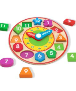 Melissa & Doug Shape Sorting Clock - Wooden Educational Toy 39 717MKSszKiL