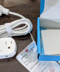 Anker Extension Cord,Mini Power Strip with USB Ports ,2 Outlets and 2 USB-A Ports, Flat Plug, 5 ft Extension Cord, Safety System for Travel, Desk, and Home Office, TUV Listed White-Round Extension Cord 53 717MRulBJnL