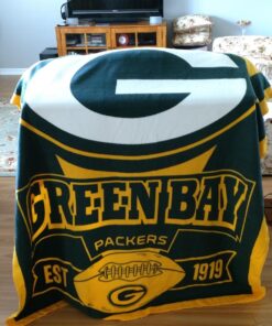 Northwest NFL Unisex-Adult Fleece Throw Blanket Green Bay Packers 50" x 60" Marque 11 717NEV9ByL
