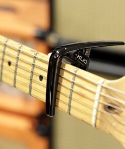 KLIQ Guitar Capo for Acoustic and Electric 6-String Guitars, Black Chrome 18 717NXT1NRUL