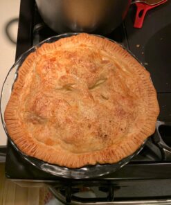 Talisman Designs Baking Pie Crust Shield Protector Cover for Edges of Pie - 8-inch to 11.5-inch Adjustable Silicone Baking Accessory for Making the Perfect Pie | Set of 1 Red Pie Shield - Set of 1 37 717Nur368zL