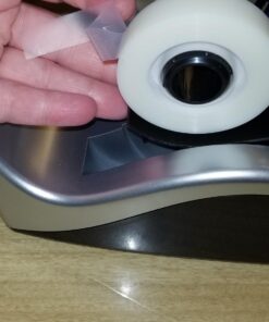 Scotch Desktop Tape Dispenser, Silvertech Two-Tone (C60-ST) 1 Count (Pack of 1) 39 717OtOviLoL