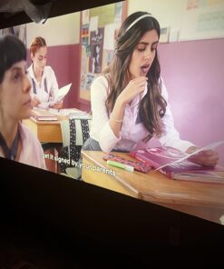 Native 1080P 5G WiFi Bluetooth Projector,15000L 450 ANSI Outdoor Movie Projector 4K Support and Max 450" Display, LED Home Theater Video Projector Compatible With iOS/Android/Win/TV Stick/PS5 White 33 717PJheNHRL