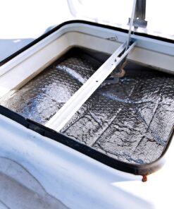 Camco Camper/RV Vent Insulator and Skylight Cover | Features 3 Layers to Reduce Heat Transfer & Increase A/C Efficiency | Fits Standard 14” Travel Trailer/RV Roof Vents (45192), Multicolor, 14" x 14" 32 717Pg8Et6eL