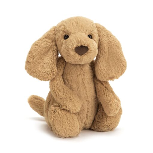 Jellycat Bashful Toffee Puppy Stuffed Animal, Medium, 12 inches Medium - 12"