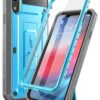 SupCase Unicorn Beetle Pro Series Case Designed for iPhone XR, with Built-in Screen Protector Full-Body Rugged Holster Case for iPhone XR 6.1 Inch (2018 Release) (Blue) Blue 49 717QCdva5aL
