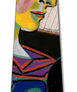 Three Rooker Art Ties Picasso Cubism Abstract Painting Necktie 7 717QIV3aonL