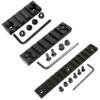 HooGou 7 Slot 3" 5 Slot 2" 13 Slot 5.25" Picatinny Weaver Rail Section for Keymod Handguard Mount Rail System Black (5 7 13 Slots Combination) 32 717RLWuVWL