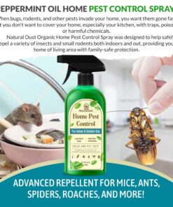 Alternative view of NATURAL OUST Peppermint Oil Mouse Repellent Spray - Roach Ant Spider Bug Insect Killer - Eco Friendly Pest Control to Repel Mice - Humane Repeller Alternative to Trap