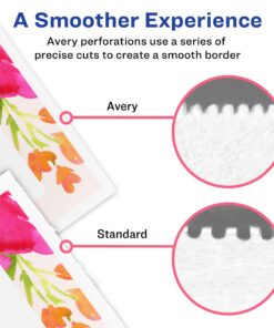 Avery Printable Business Cards, Laser Printers, 250 Cards, 2 x 3.5 (5371) 11 717SajeTaeL