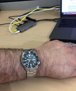 SEIKO Men's Automatic Analogue Watch with Rubber Strap SKX007K 84 717TMf2UUoL