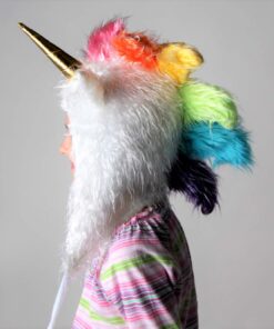 Storybook Wishes Plush Soft Fuzzy Unicorn Child/Youth Hat, White 36 Months White Unicorn Hat, Child/Youth 16 717TmY5an3L