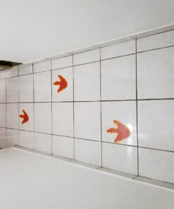 Dinosaur Footprint Floor Decals, Set of 12 - Birthday Party and Classroom Decor 11 717U9E NwL