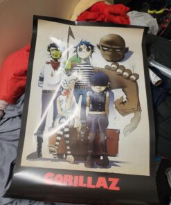 Music - Alternative Rock Posters: Gorillaz - All Here - 35.7'x23.8',Living Room 16 717UYHlQpL