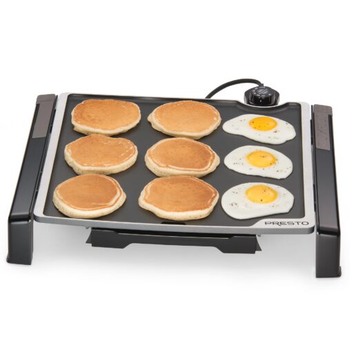 Presto 07071 15-inch Electric Tilt-n-fold Griddle, Black